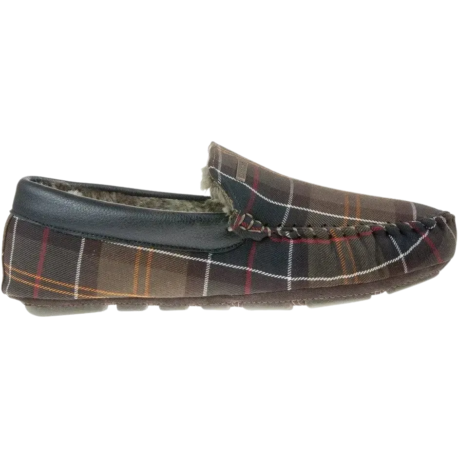 Barbour Monty Slippers in Classic Tartan