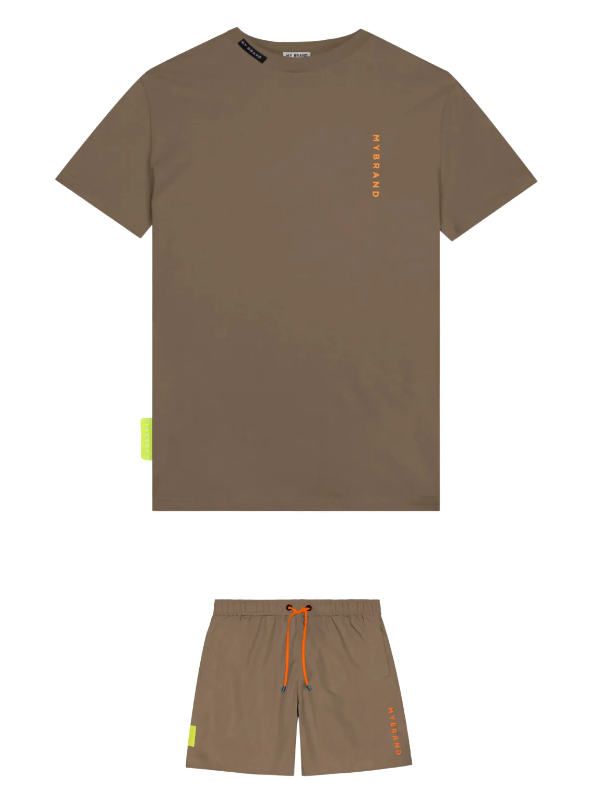 BASIC SWIM CAPSULE T-SHIR | BROWN