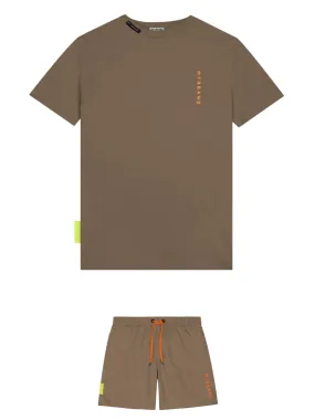 BASIC SWIM CAPSULE T-SHIR | BROWN