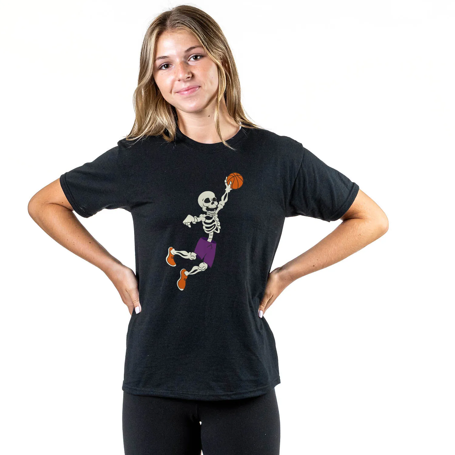 Basketball Short Sleeve T-Shirt - Bones Baller 