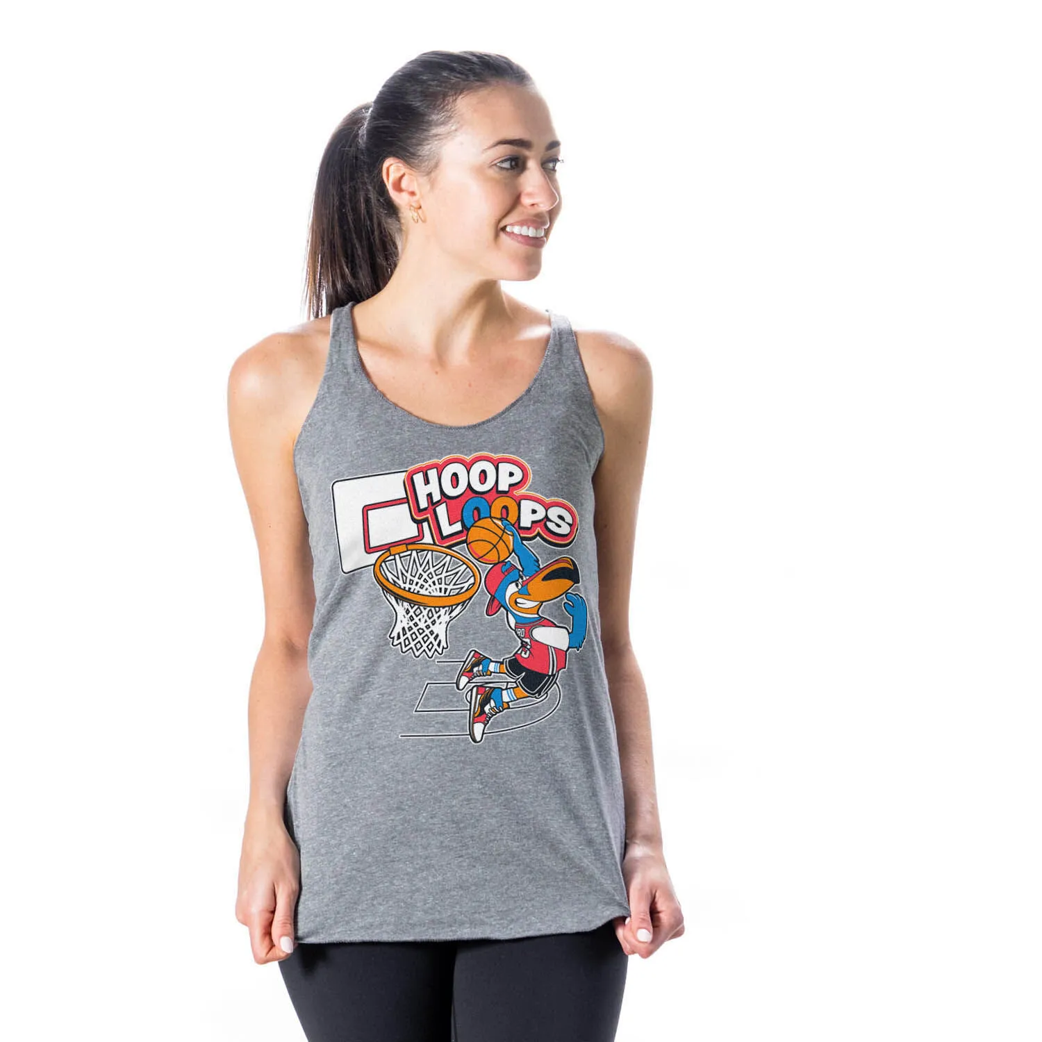 Basketball Women's Everyday Tank Top - Hoop Loops 