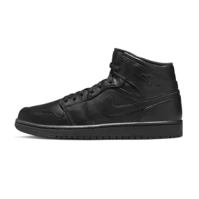 Baskets Nike Air Jordan 1 Mid - Noir - Homme