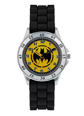 Batman Black Silicon Strap Watch | Grattan