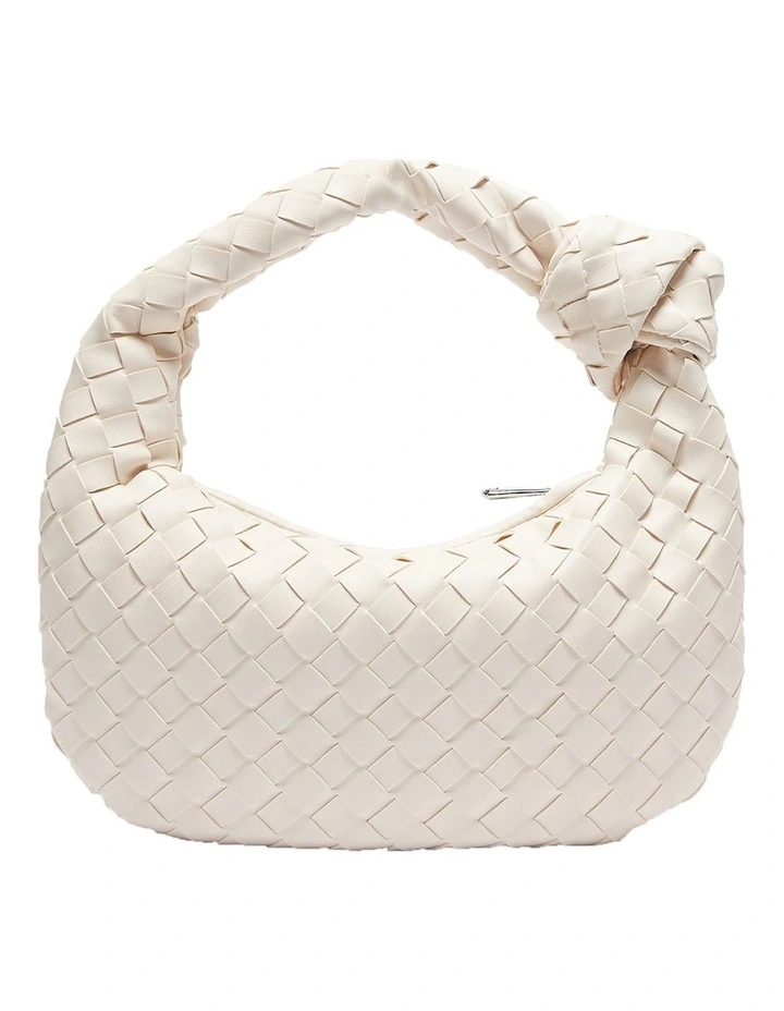 Bazz Weave Bag In Bone