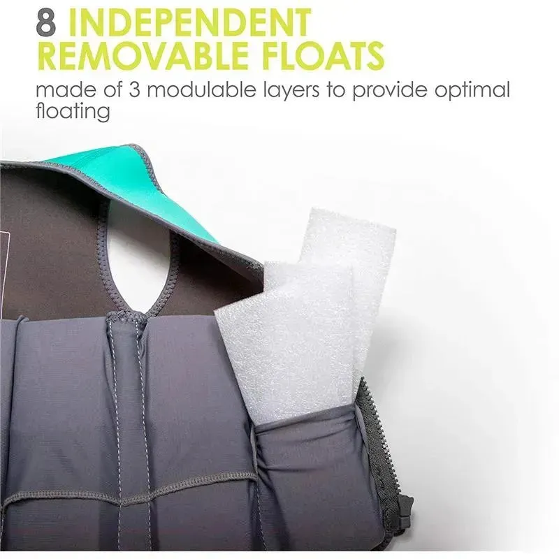 Bblüv Näj - Evolutive Neoprene Swim Vest, Grey