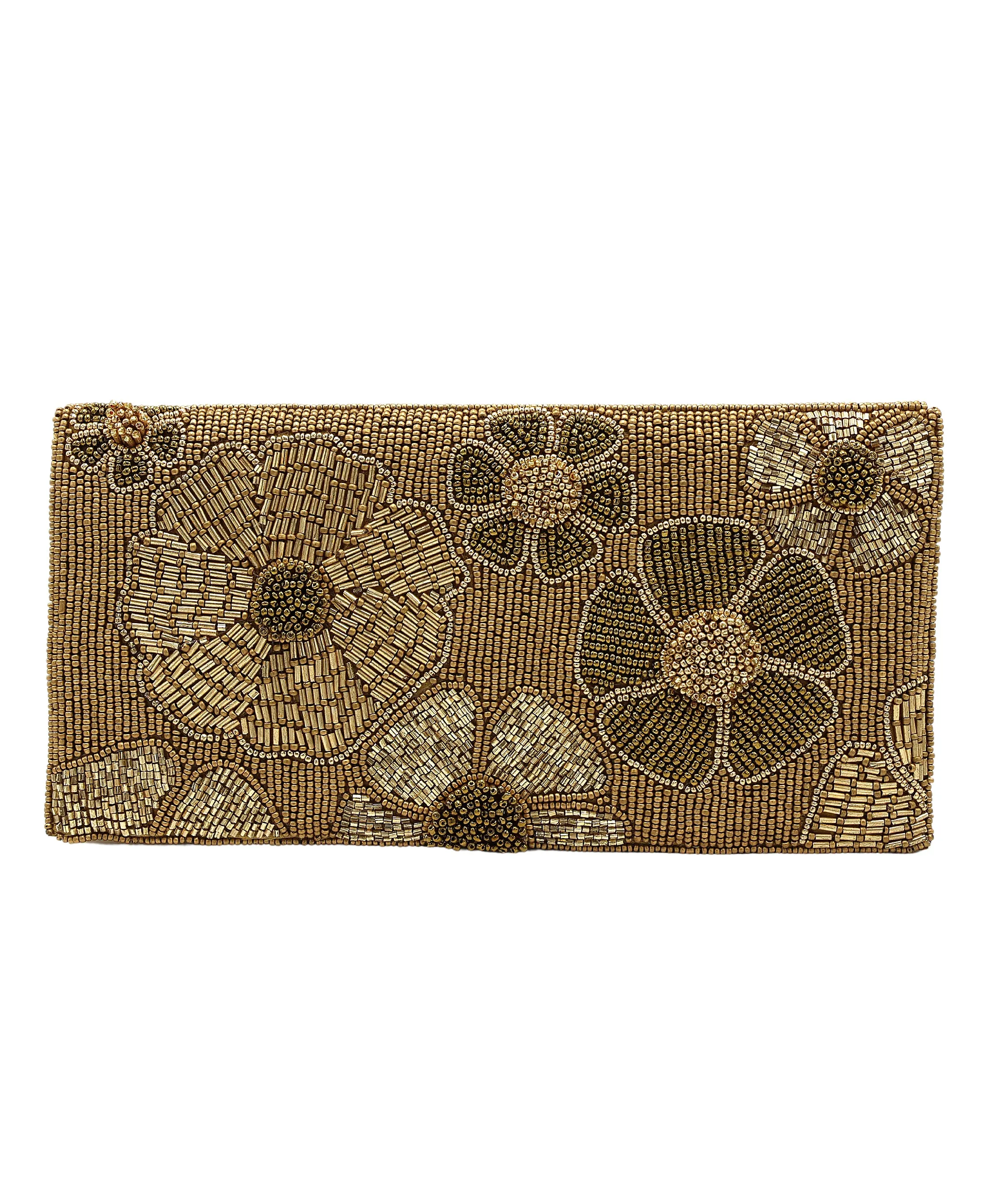 Beaded Patchwork Clutch Bag