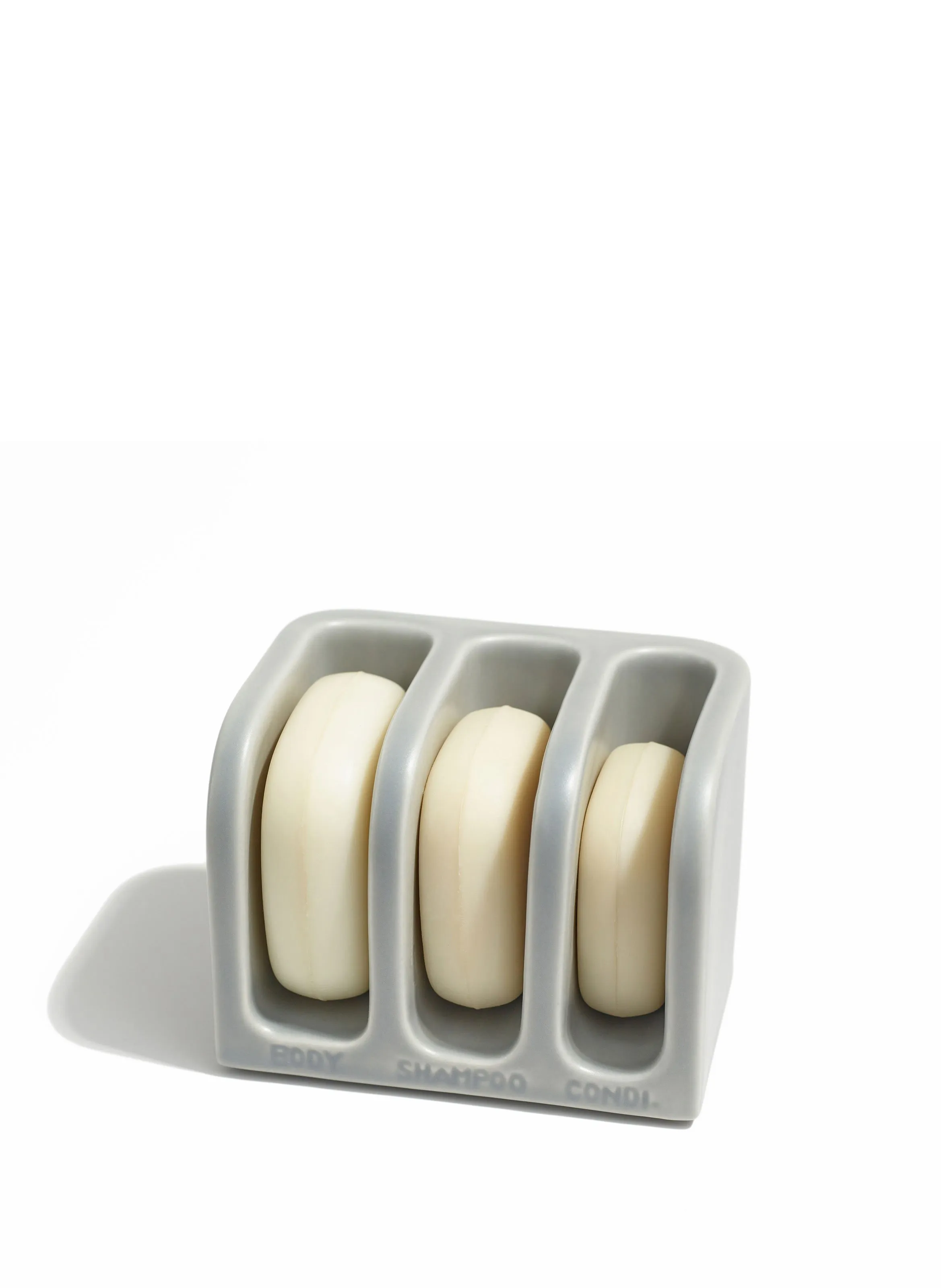 BEAUTY DISRUPTED  Trio soap dish - Grey