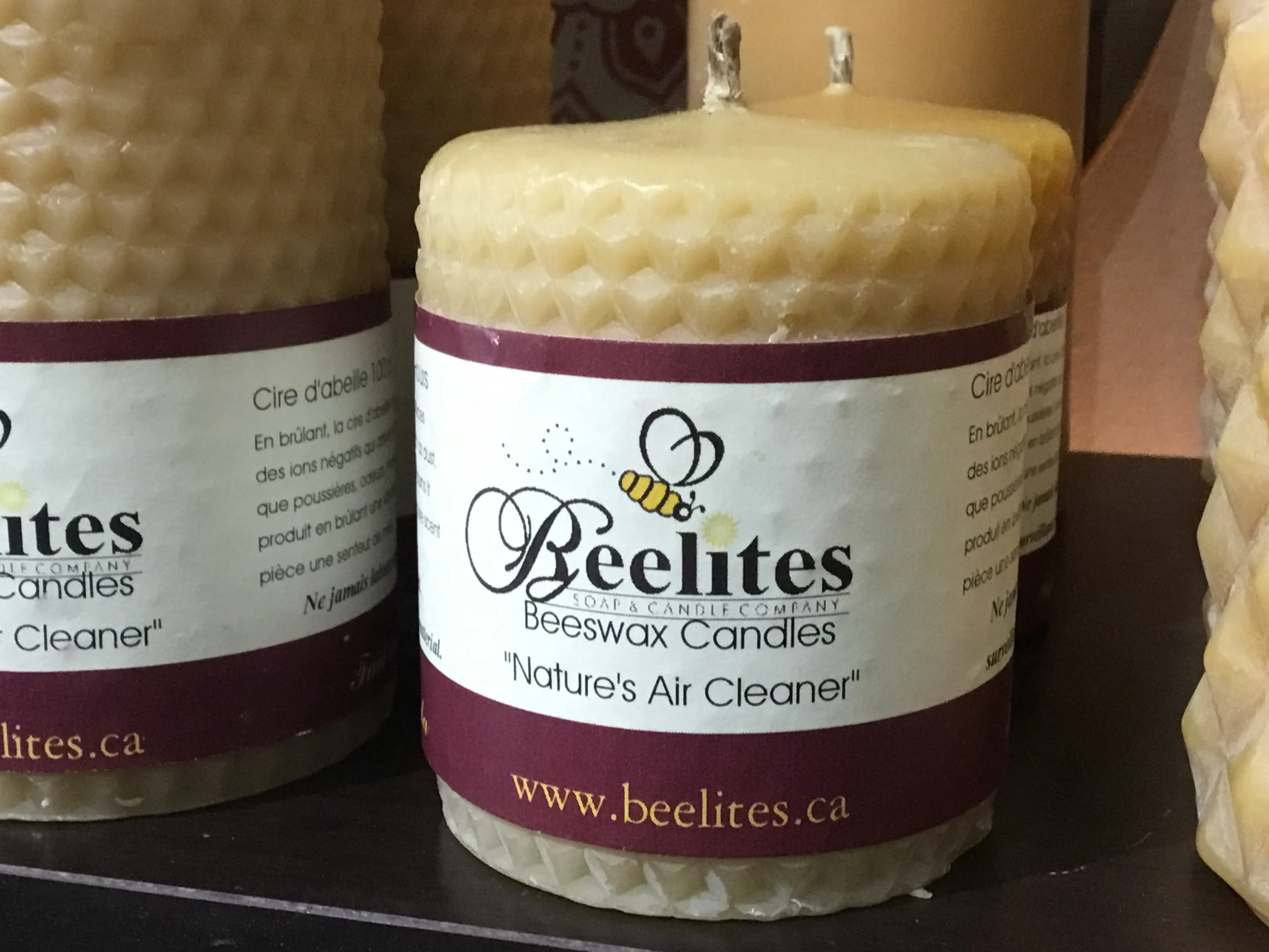 Beeswax Candles 100% Natural Assorted EA