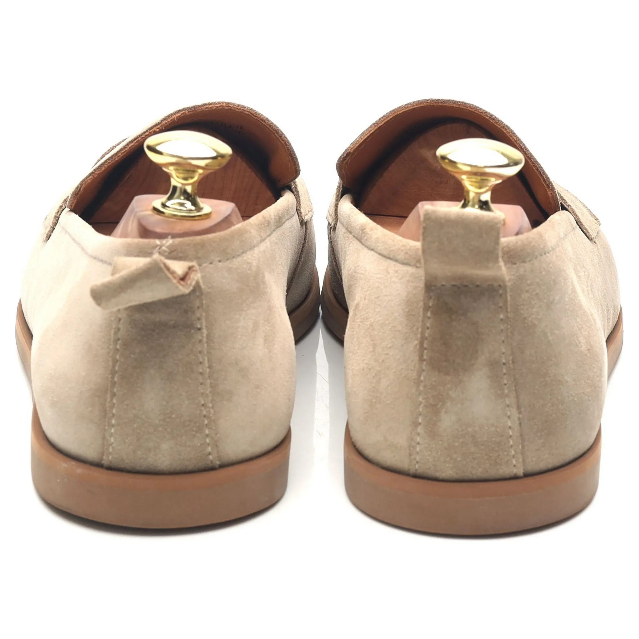 Beige Suede Loafers UK 7.5