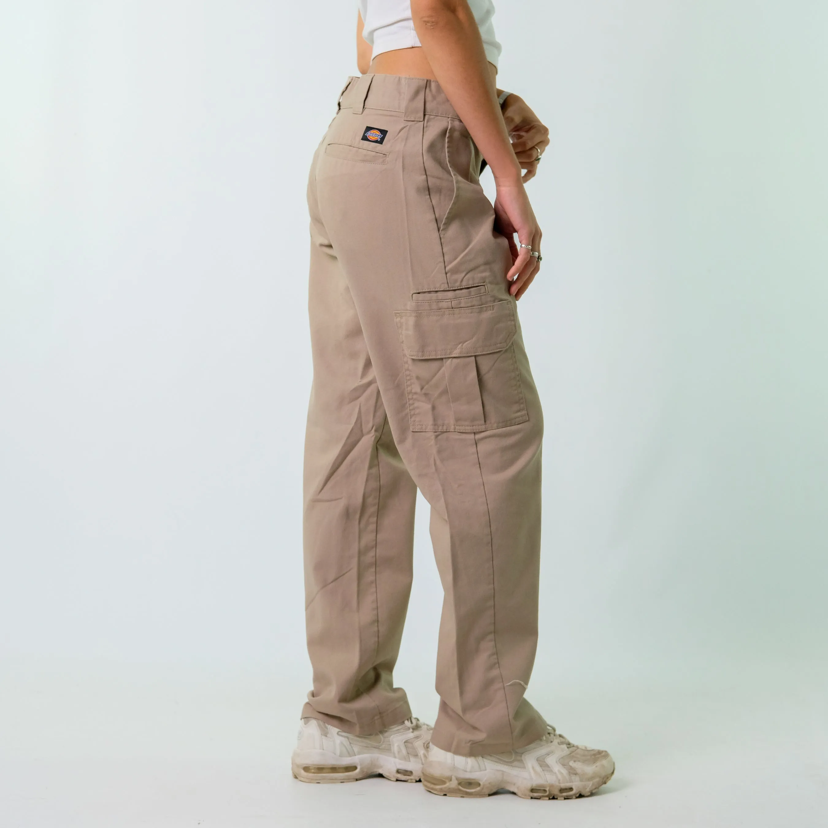 Beige y2ks Dickies Woven Cargo Pants Baggy Pants (32x32)