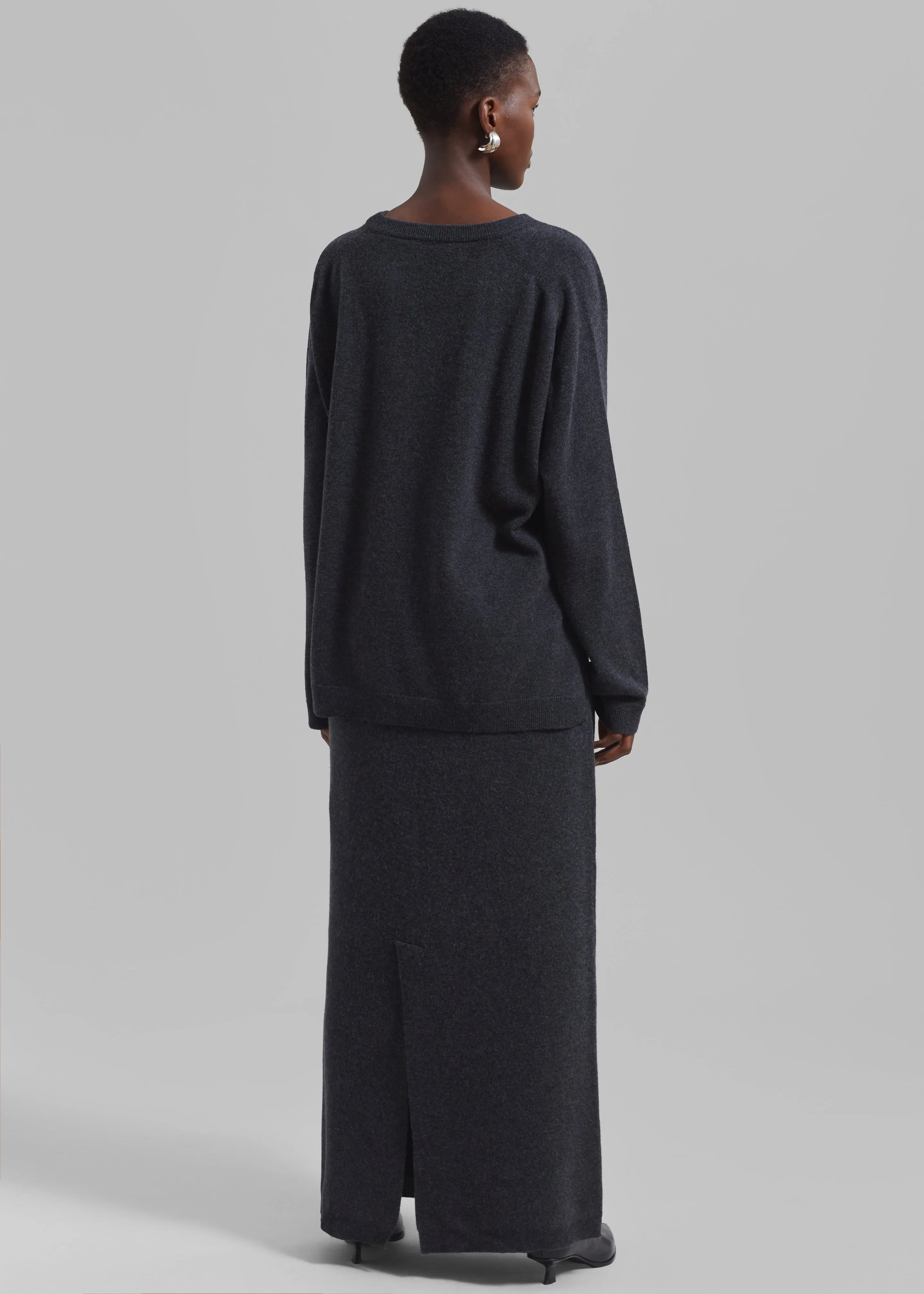 Bellamy Wool Sweater - Charcoal