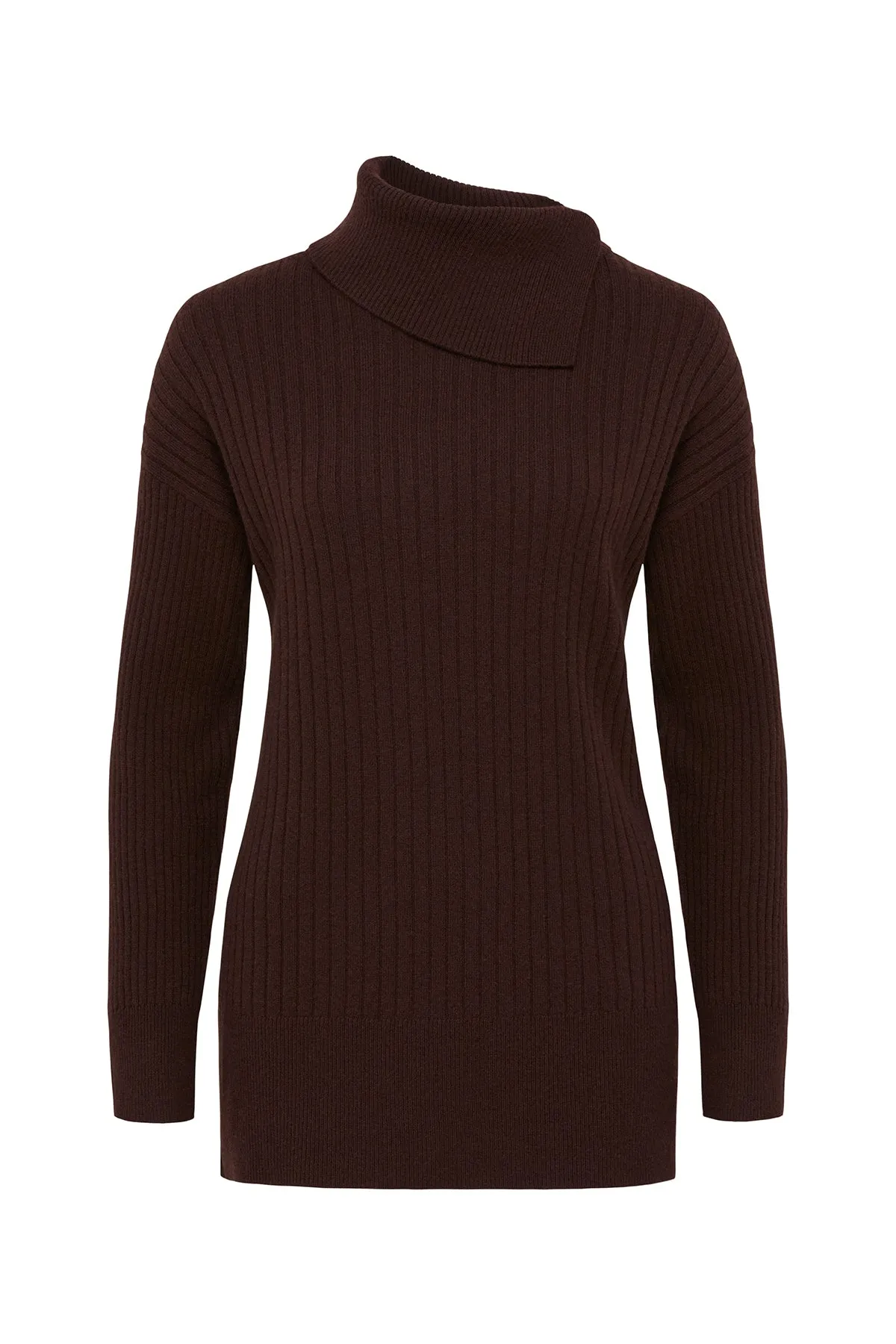 Belle Relaxed Jumper - Hickory
