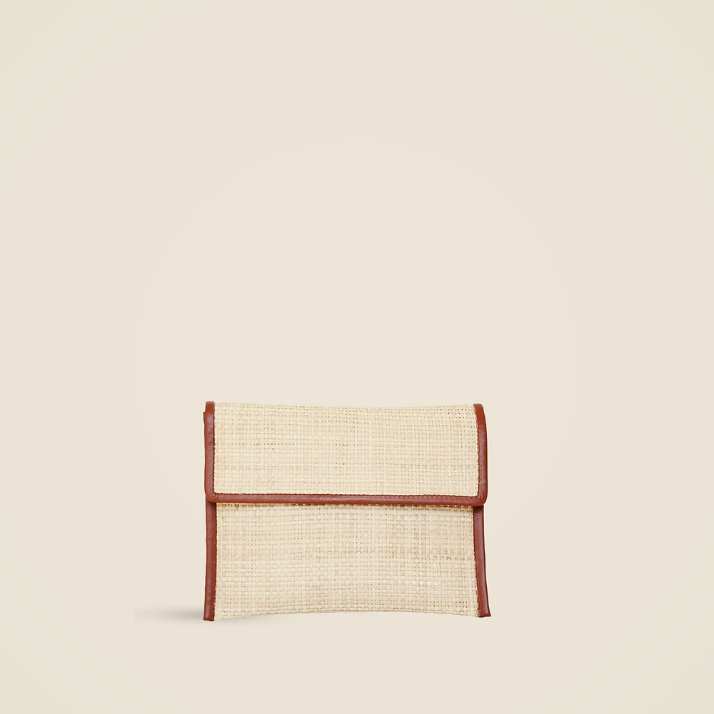 Bembien® Larita clutch in raffia