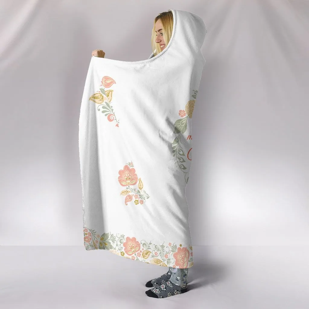 Best Mom Promoted to Mawmaw Hooded Blanket