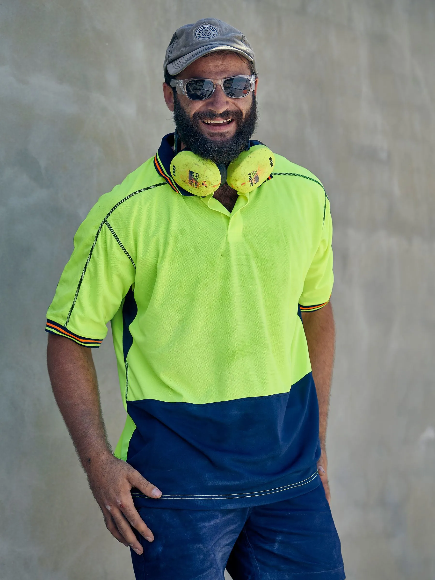 Bisley Hi Vis Polyester Mesh Polo