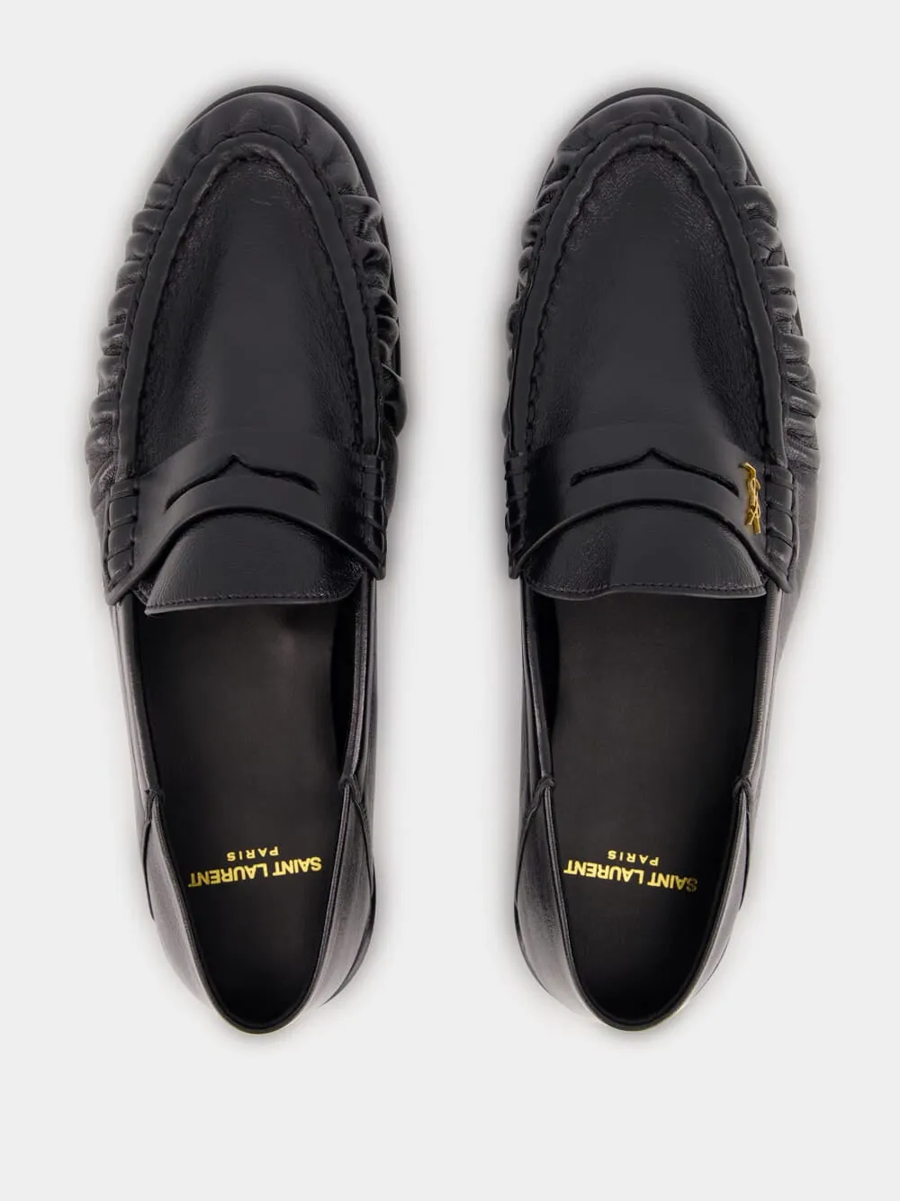 Black Le Loafer Penny Slippers