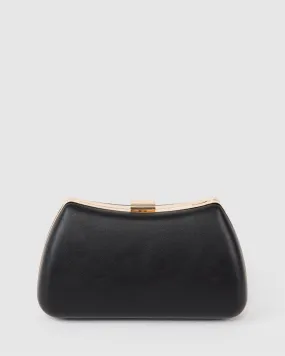 Black Lola Hardcase Clutch Bag