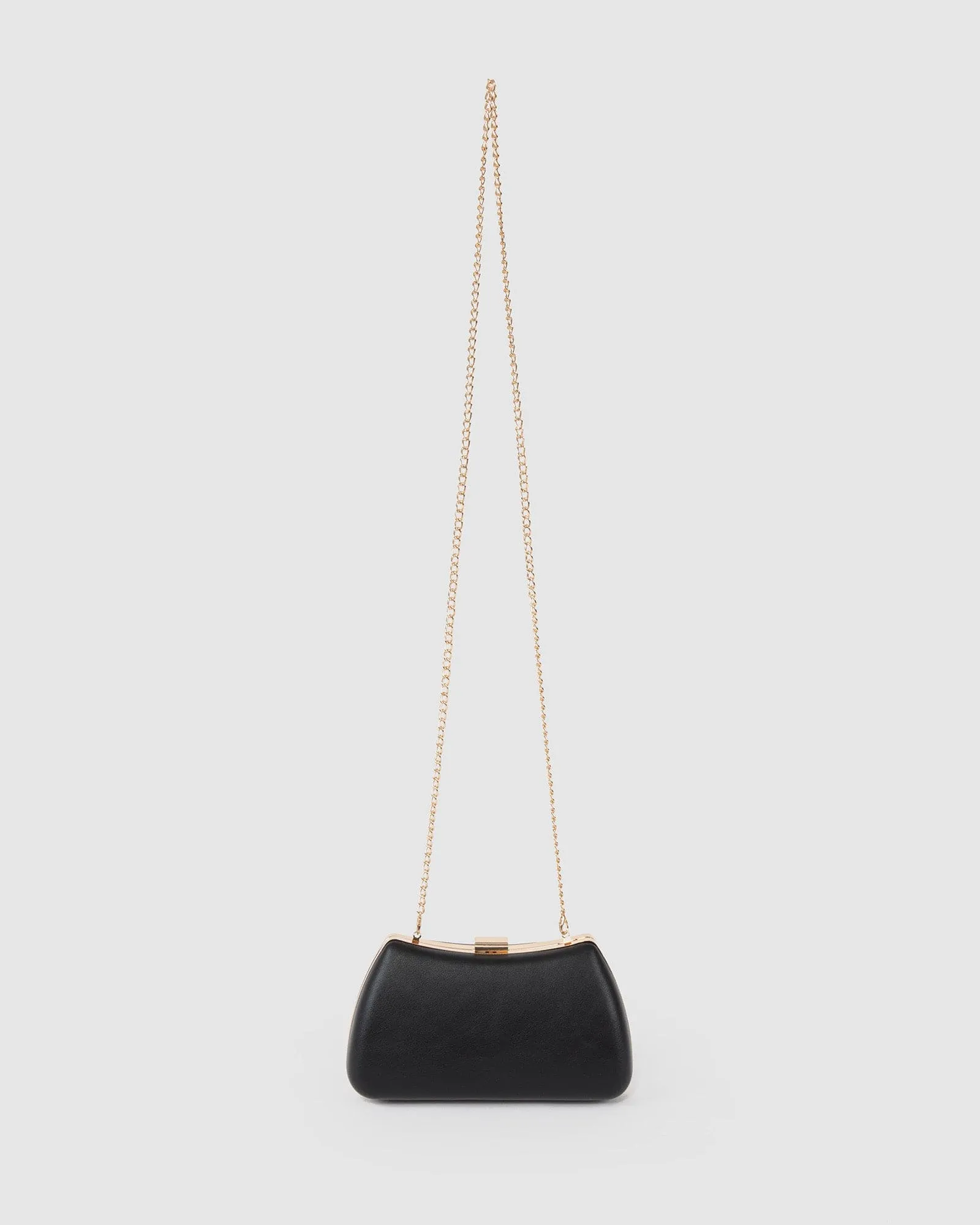 Black Lola Hardcase Clutch Bag