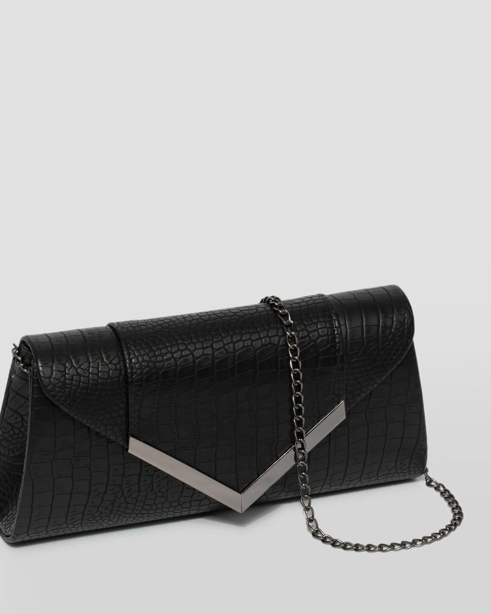 Black Paula Clutch Bag