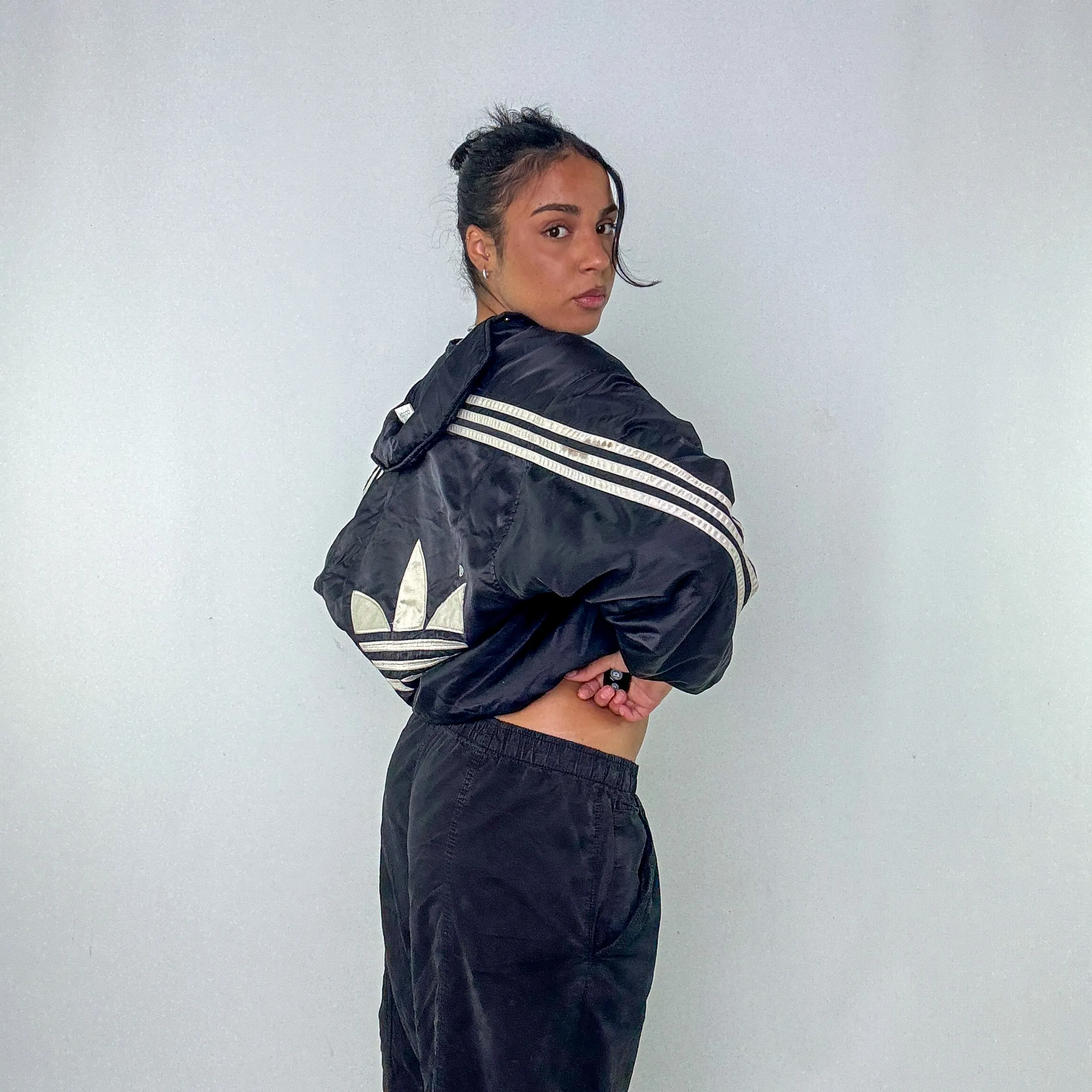 Black y2ks Adidas Track Jacket (S)