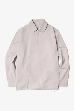 Blacksmith - Washed Popover Shirt - Dove Grey