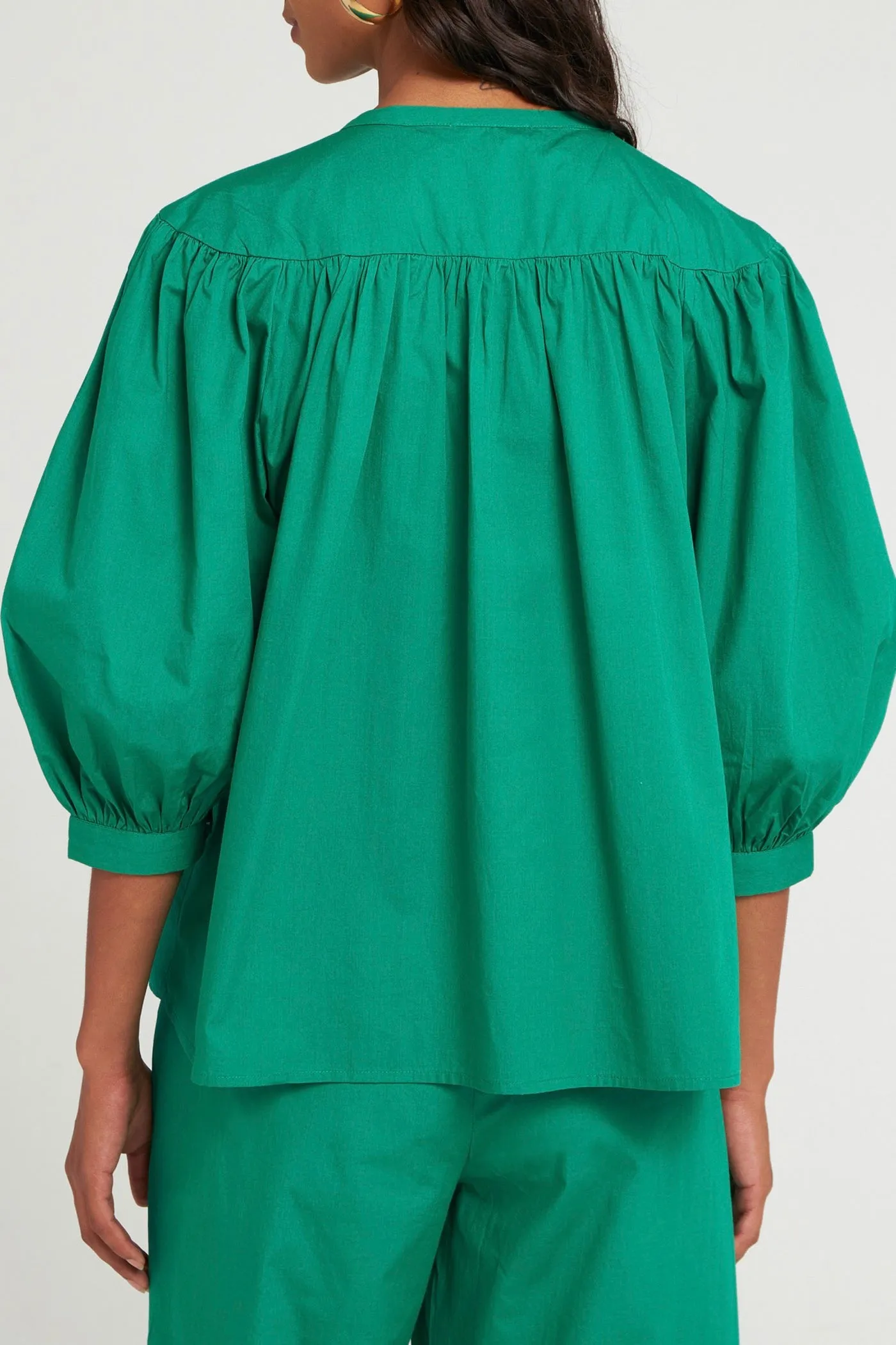 Blouse Karo - Green