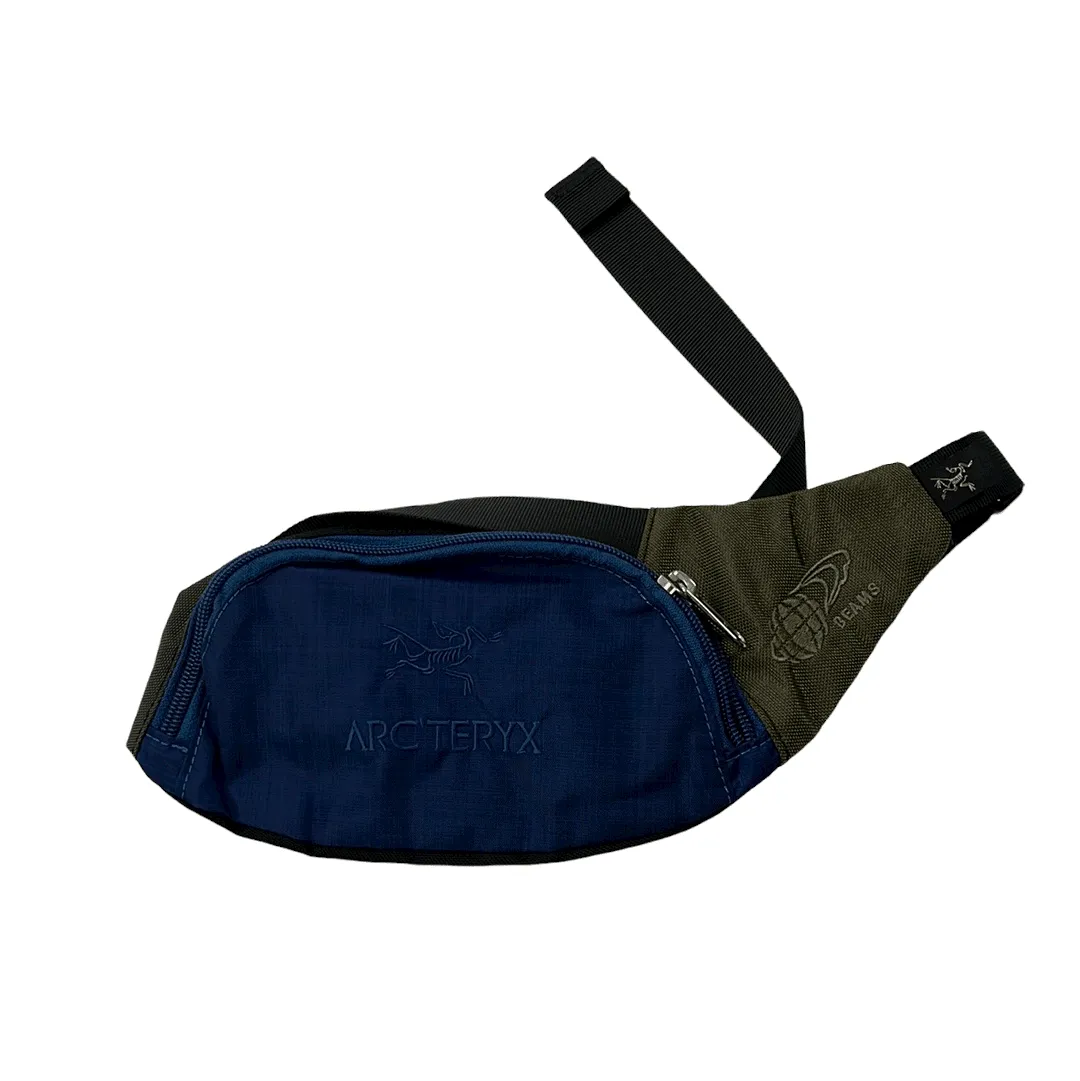 Blue, Green + Black Arc'Teryx x Beams FW17 Waist Bag