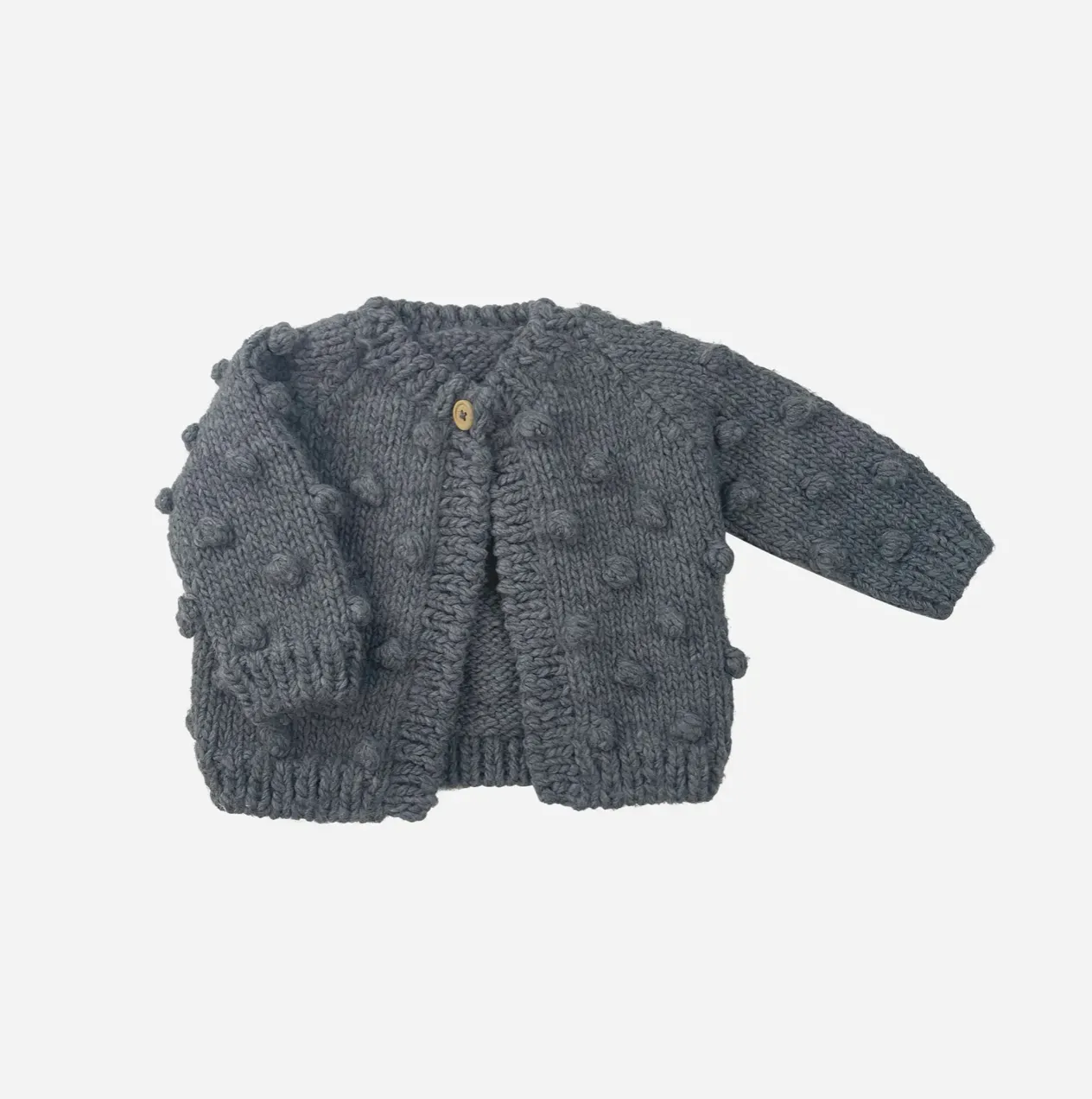 Blueberry Hill- Popcorn Cardigan