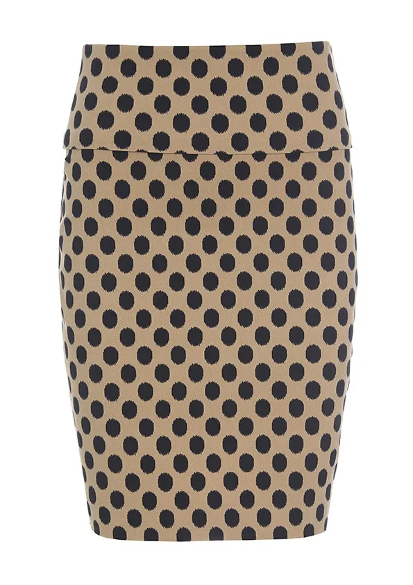 Blurred dot skirt