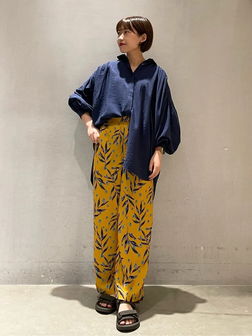 Bobo Tokyo Kaseaka Back Open Gathered Tunic