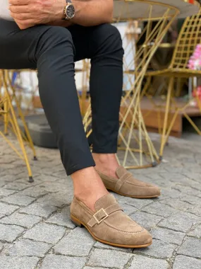 Bojo Suede Light Brown Leather Loafer