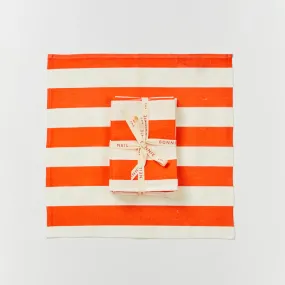 Bonnie & Neil- Stripe Red Napkins Set of 6