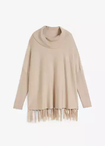 bonprix Fringed Jumper | Grattan