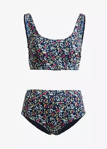 bonprix Non Wired Floral Bikini Set | Grattan