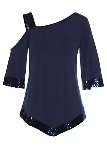 bonprix Sequin Trim Tunic | Grattan