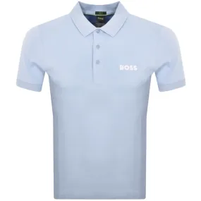 BOSS Paule Polo T Shirt Blue
