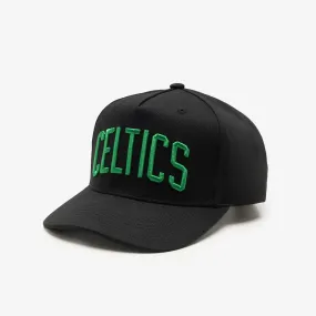 Boston Celtics Wordmark MVP Adjustable Snapback - Black