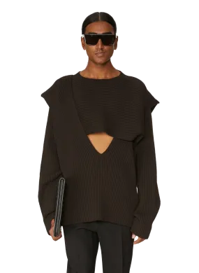 Bottega veneta  Knitted Jumper - Brown