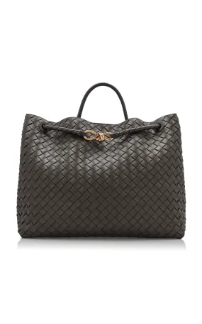 Bottega Veneta Large Andiamo Intrecciato Leather Tote Bag