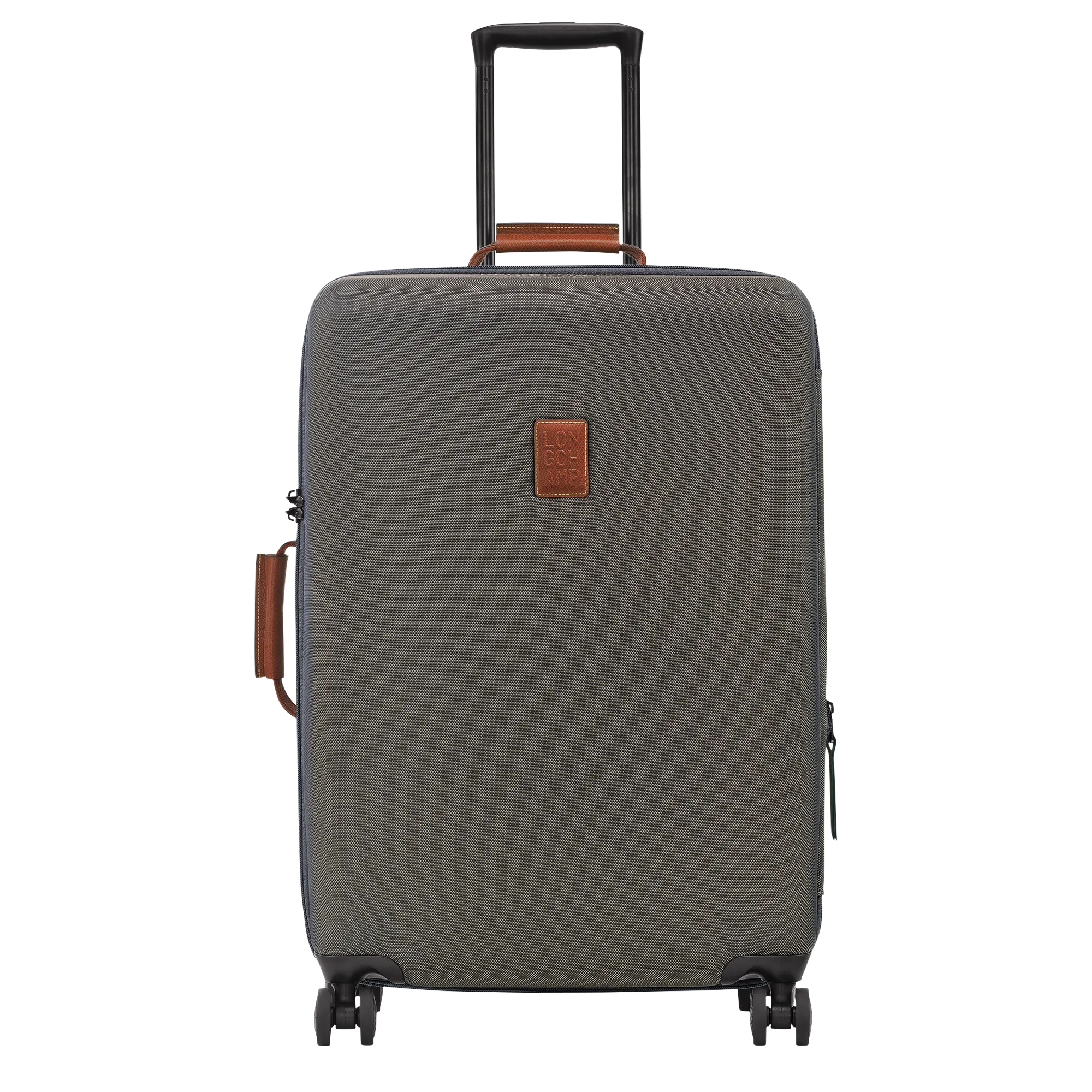 Boxford L Suitcase Brown - Recycled canvas
