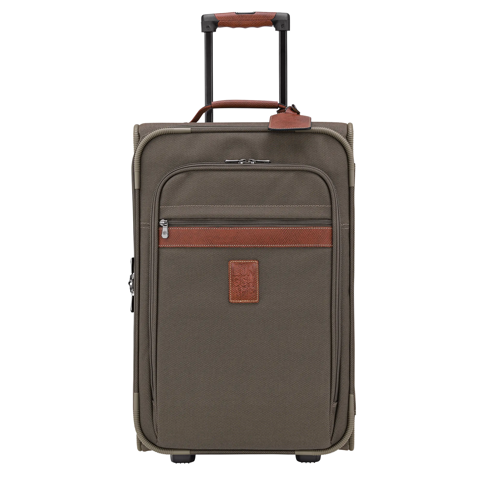 Boxford M Suitcase Brown - Recycled canvas