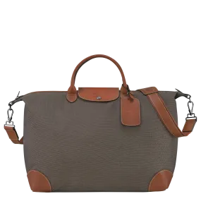 Boxford S Travel bag Brown - Recycled canvas