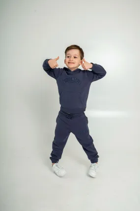 Boy's Applique Tracksuit - Air Force