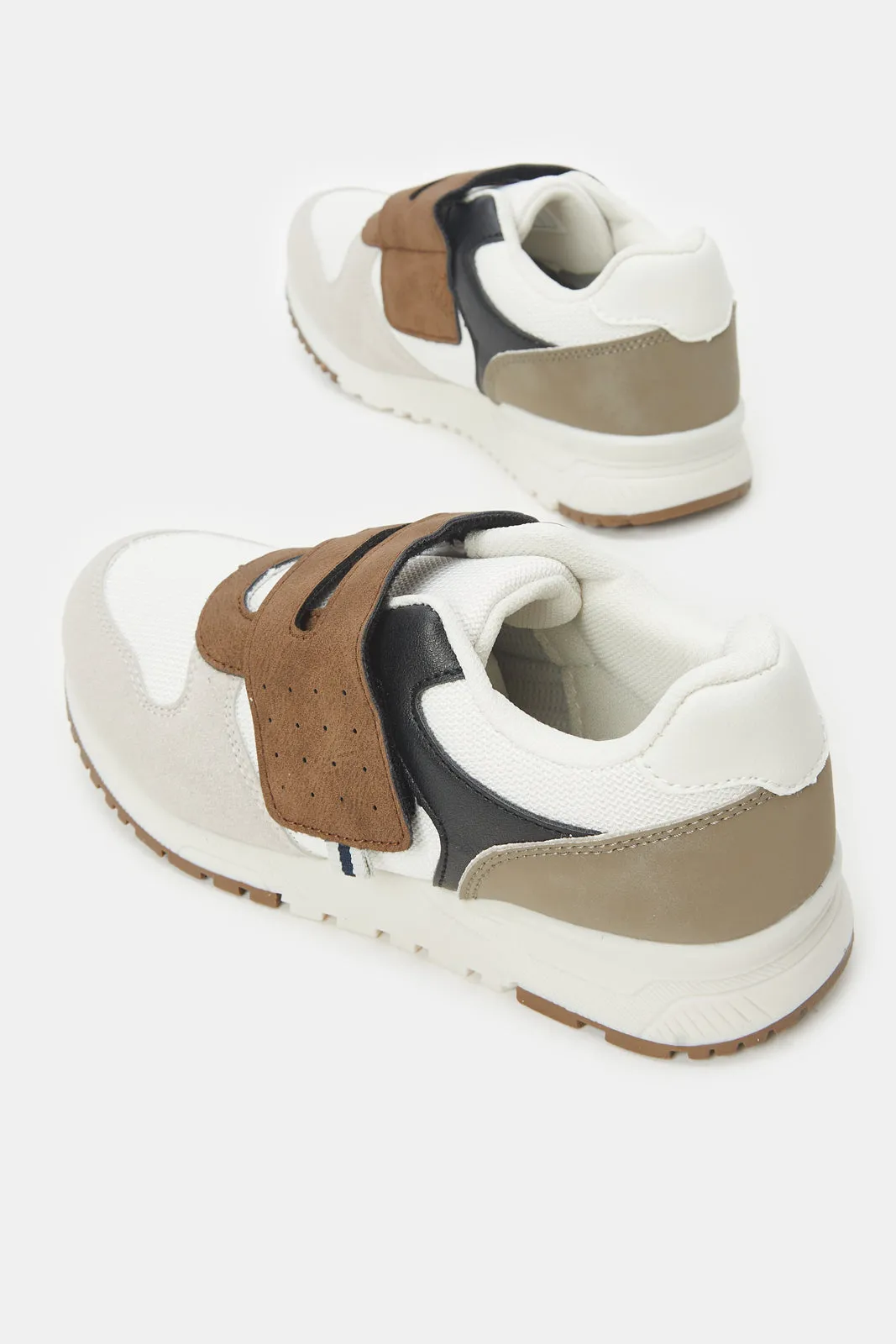 Boys Assorted Colour Block Sneakers