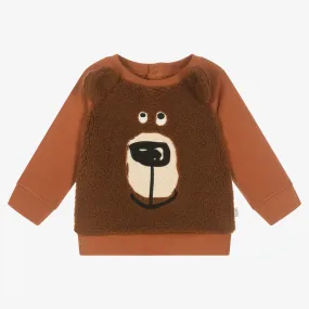 Boys Brown Bear Sweatshirt