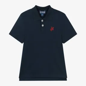 Boys Navy Blue Polo Shirt