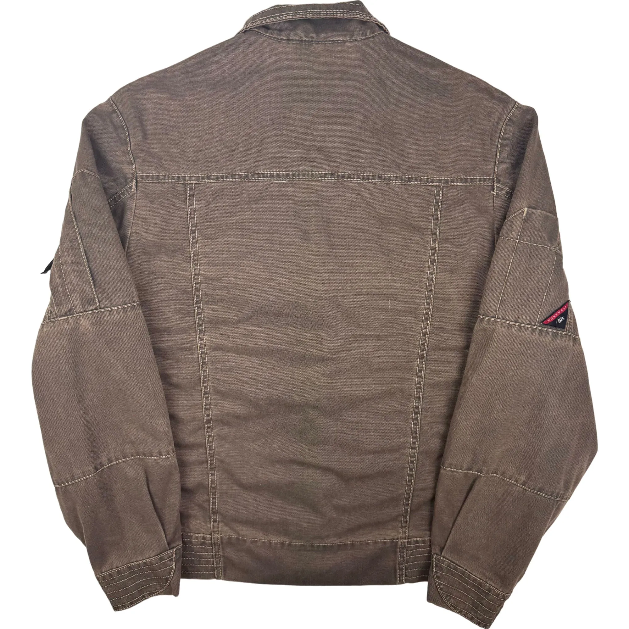 BP Euro-Gaz Workwear Zip-Up Jacket Brown