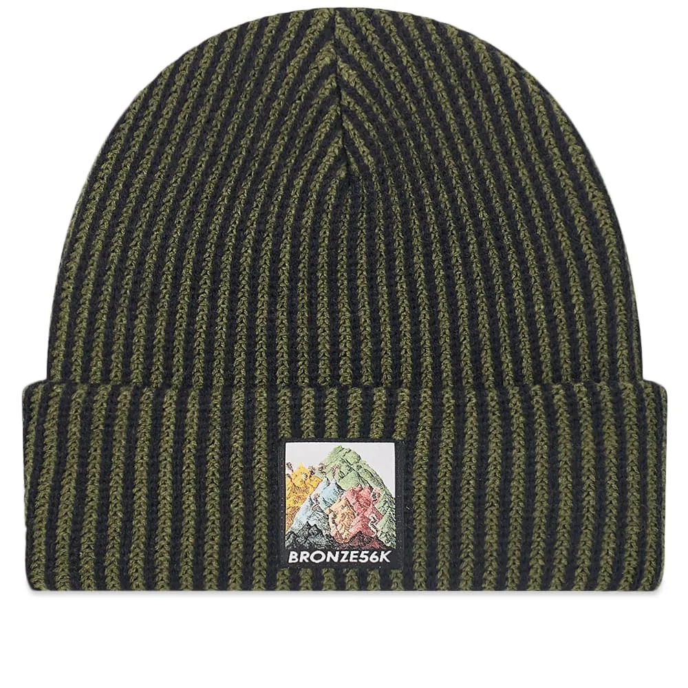Bronze 56k Mountain BeanieOlive & Green