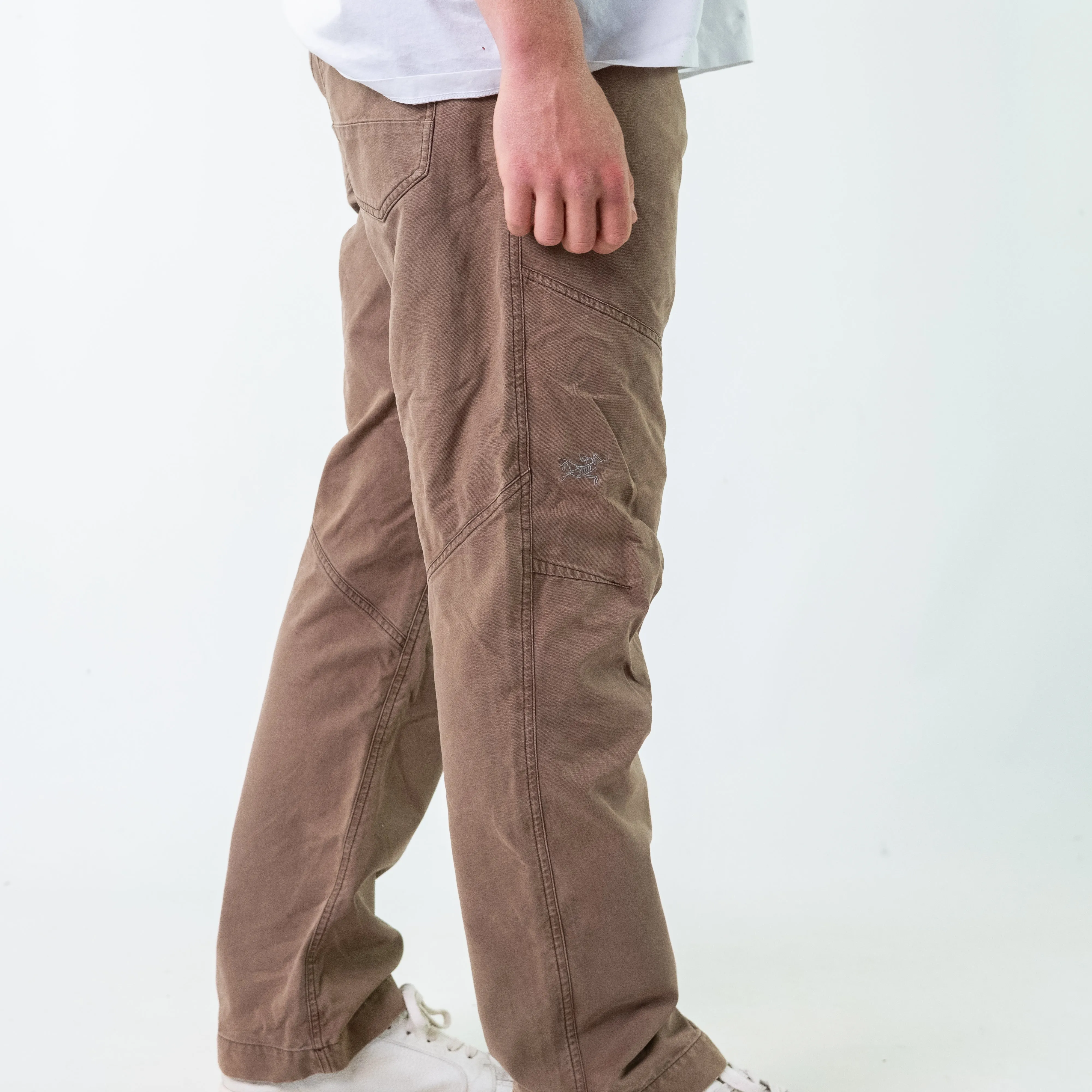 Brown y2ks Arc'teryx Woven Cargo Pants Baggy Pants (32x32)