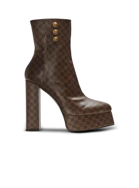 Brune mini monogram boots